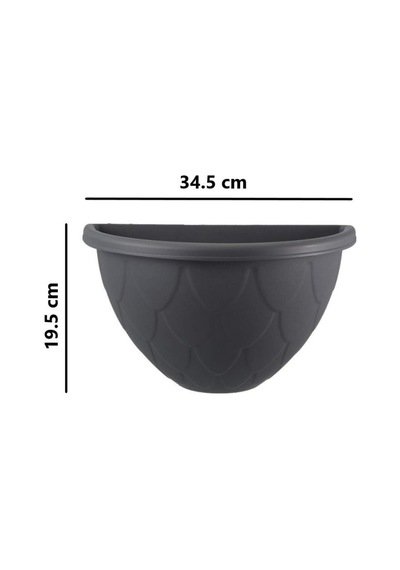 Omnipazar So-dd03 Dekoratif Damla Duvar Saksı 3.4 Litre No 3 71636384
