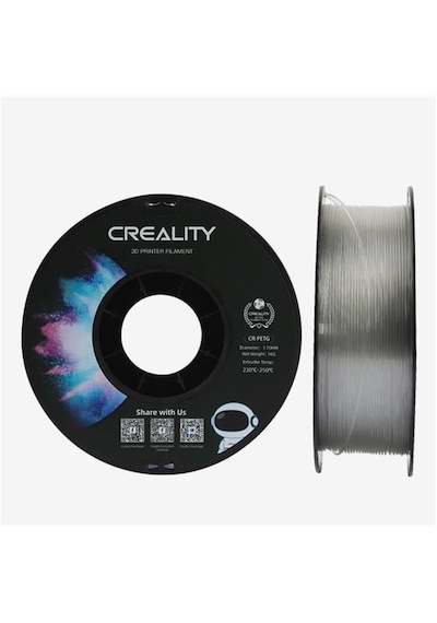 Creality Cr-petg Transparan Filament 1.75mm 1000gr