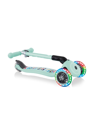 Globber Junior Fantasy Katlanabilir Işıklı Scooter - Mint Mint Yeşili