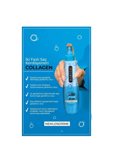 Jenerik Kolajen Çift Fazlı Kondisyoner Fön Suyu 240 Ml - Mrfs