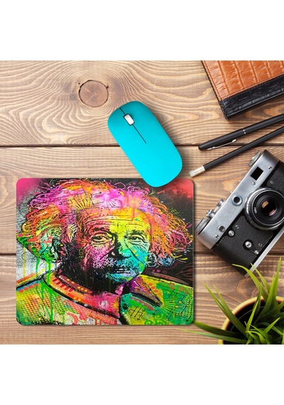 Albert Einstein Baskılı Mousepad Mouse Pad