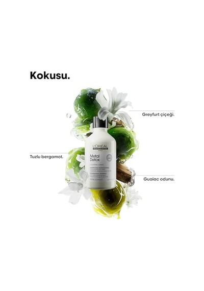 Professionnel Serie Expert Metal Detox Arındırıcı Şampuan 300 Ml - İşlem Görmüş Ve Boyalı Saçlar İçin Kırılma Karşıtı Bakım