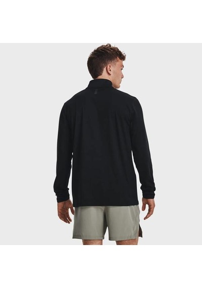 Under Armour Launch Pro 1/4 Zip Erkek Siyah Polo Yaka Tişört