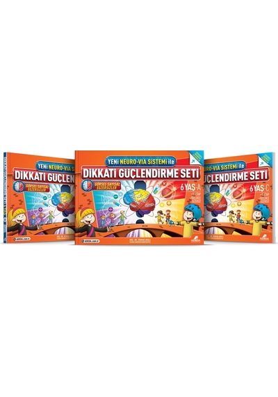 Dikkati Güçlendirme Seti 6 Yaş 1.Sınıf - Bilsem Sınavlarına Hazır