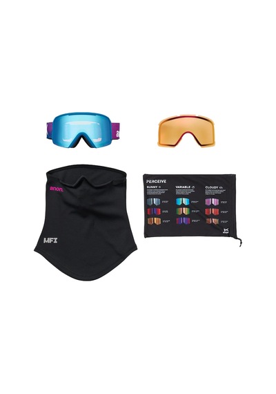 Anon Burton Nesa Goggles + Lens + Mfi Face Mask Unisex Goggle 4482 Çok Renkli