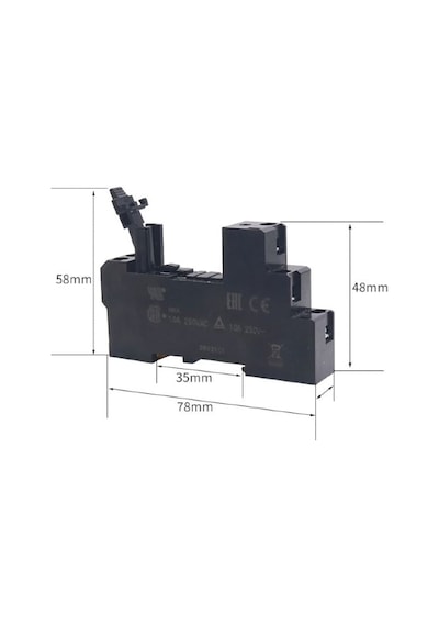 Omron P2rfz-05-e 5 Pimli Röle Soketi