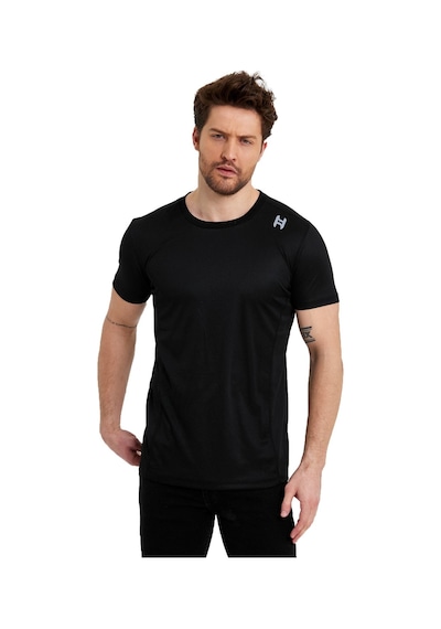 Erkek Spor Reflektör Baskılı Polyester Tişört 001