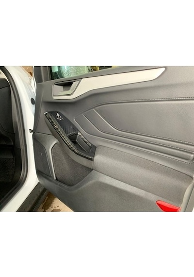 Autokit Ford Focus 4 Kapı Kolçak Kaplama Karbon 2019-2021