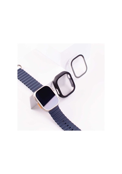 Watch Ultra 49mm Kasa Ve Ekran Koruyucu Ardx Watch Gard 20 - Siyah