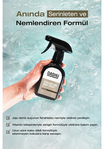 Dashu Solution Perfume Deo Body Spray Deep Woody