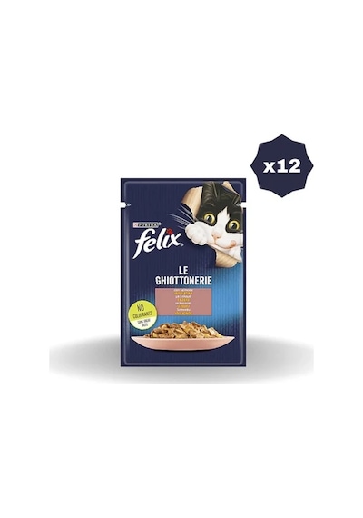 Felix Kedi Yaş Mama Somonlu 85 Gr - 12 Adet