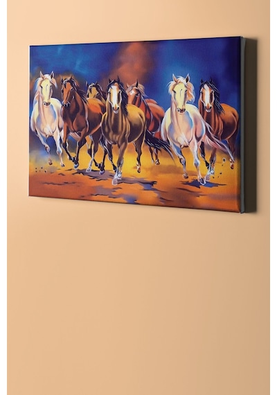 Webstyle Sayılarla Boyama Seti Kasnaklı Vahşi Atlar 40 X 50 Cm