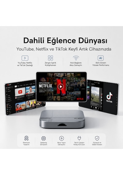 Aı Box Kablosuz Carplay & Android Auto Multimedya Dönüştürücü Diğer