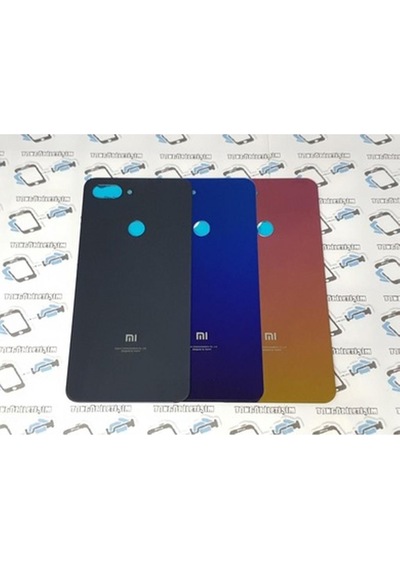 Xiaomi Mi 8 Lite Arka Kapak Batarya Pil Kapağı (Cam) (520920831)