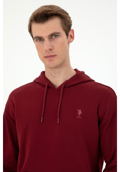 U.s. Polo Assn. Erkek Bordo Sweatshirt 50298271-vr014 Bordo