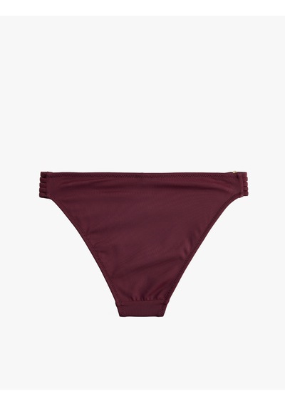 Koton Boncuk Detaylı Bikini Altı Bordo 6sak00031mm
