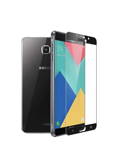 Samsung Uyumlu Galaxy A7 2017 Zore Kenarları Kırılmaya Dayanıklı Cam Ekran Koruyucu