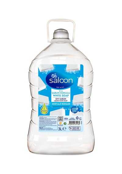 Saloon Sıvı Sabun Beyaz Sabun Kokulu 3 L