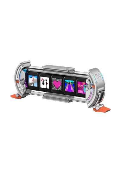 Divoom Ditoo Pro Pembe Bluetooth Hoparlör + Times Gate Dijital Led Ekran Seti