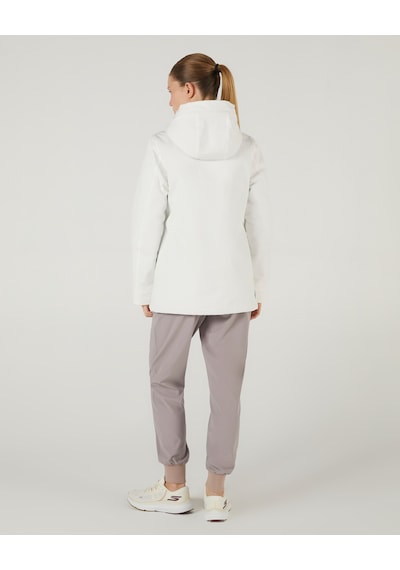 Skechers W Outerwear Padded Jacket Kadın White Traditional Mont S242041-100 Beyaz