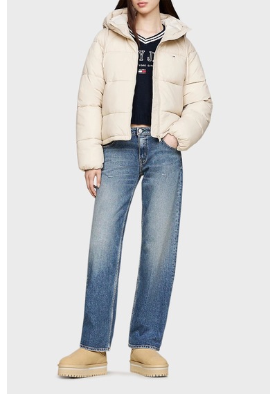 Tommy Jeans Bayan Bot En0en02599 Ab9 Bej Bej