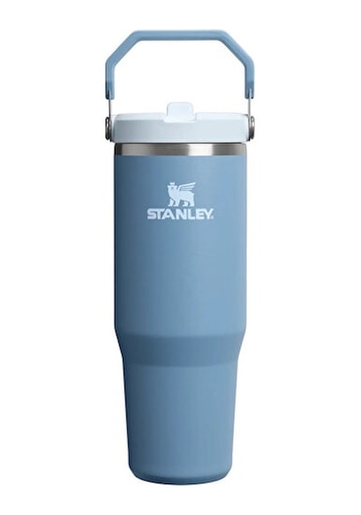 Stanley Thermos The İceflow Flip Straw 2.0 Tumbler 0.89l Pipetli Termos 10-12043-277 Mavi Mavi