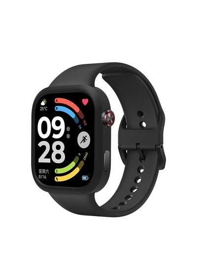 Xiaomi Redmi Watch 6 Uyumlu Siyah Silikon Saat Kılıfı Darbe Koruyucu, Şık Ve Dayanıklı Koruma Hafif, Esnek Ve Kolay Takılabilir Siyah Çok Renkli