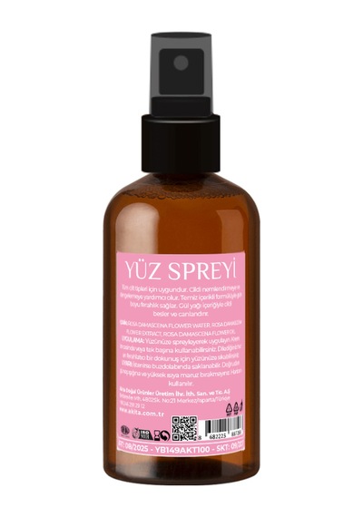 Akita Gül Yüz Spreyi 50ml
