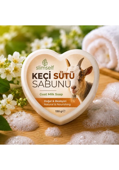 Slimself Keçisütü Doğal Süngerli Sabun