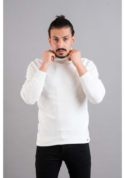 Slimfit Balıkçı Yaka Erkek Triko Kazak