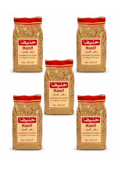Kahvaltılık Extra Zahter 400 G X 5 Adet Geleneksel Zahter Karışımı 2 Kg 2000 G