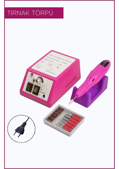 Protez Tırnak Freze Makinesi Manikür Pedikür Tırnak Törpü Cihazı Elektrikli 6 Başlık
