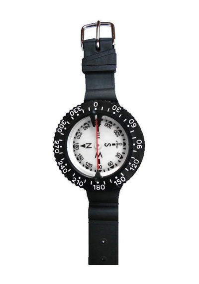 Kraken Gösterge Pusula Kayışlı 60 MM Siyah