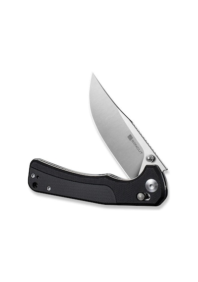 Sencut Slybolt Black G10 Handle Satin Finished 9cr18mov Blade Kamp Çakı Siyah