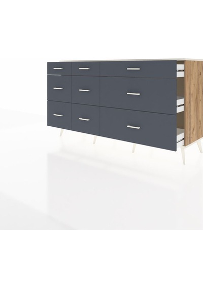 Kronos Konsol 9 Çekmeceli 176x59x99 Çam-aytaşı/antrasit Çam-aytaşı/antrasit Kronos Konsol 9 Çekmeceli 176x59x99 Çam-aytaşı/antrasit Çam-aytaşı/antrasit
