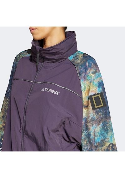 Adidas Nat Geo Wind.rdy Kadın Mor Outdoor Ceket Jd5837 Mor