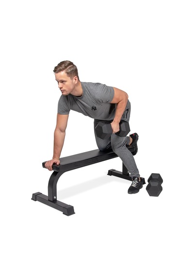 Düz Fitness Bankı Antrenman Sehpası Siyah