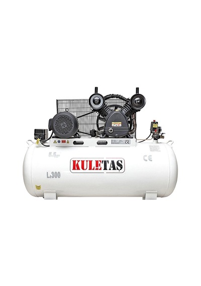 Kuletaş 5.5 Hp 8 Bar 300 LT Pistonlu Hava Kompresörü