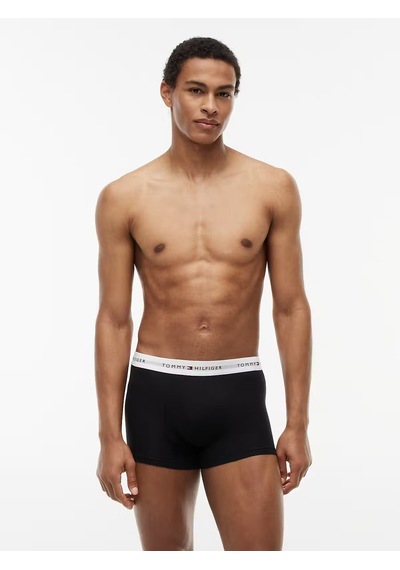 Tommy Hilfiger Erkek 3'lü Boxer Paketi-um0um038890xo Gri - Siyah - Beyaz