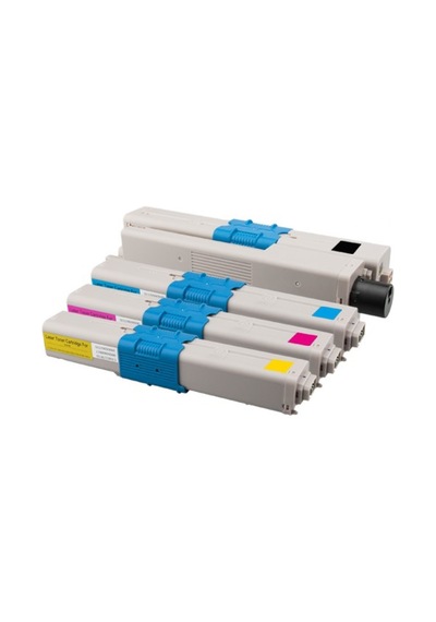 Oki C301/321 Siyah Kırmızı Sarı Mavi Uyumlu Toner Takımı