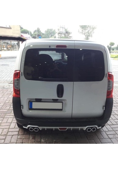 Oto H.i.t. Citroen Nemo Uyumlu Body Kit Difüzör 4 Çıkış Yuvarlak Gri Model 1