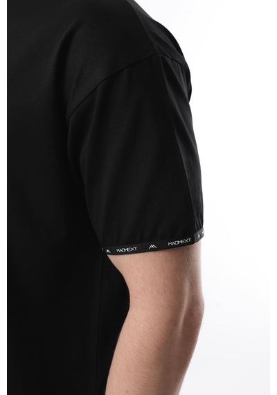 Madmext Siyah Basic Erkek Şort T-shirt Takımı E7307 Siyah