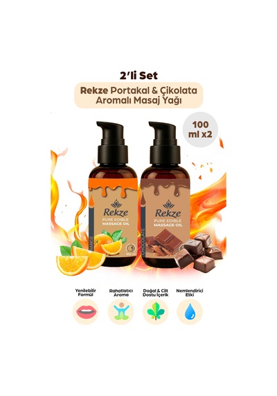 Çikolata & Portakal Aromalı Masaj Yağı 100 Ml Aromaterapi, Nemlendirici, Rahatlatıcı - 744997298