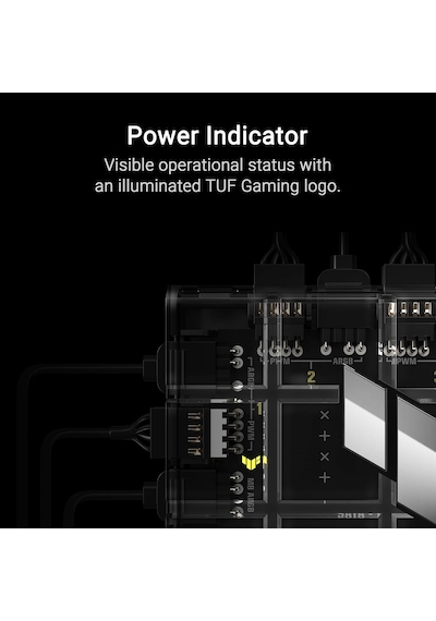 Tuf Gaming Argb Pwm Fan Hub Çok Renkli