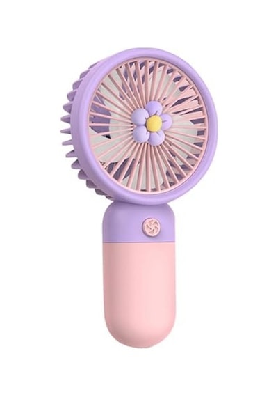 Promosyonca Mini Usb Fan, Taşınabilir, Farklı Renk Seçeneği Pembe-mor
