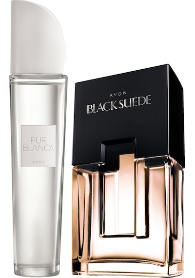Avon Black Suede Erkek Parfüm + Pur Blanca Kadın Parfüm Seti