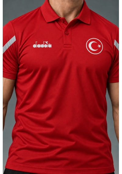 Diadora Alto 25 Milli Takım Kamp Tişört Kırmızı