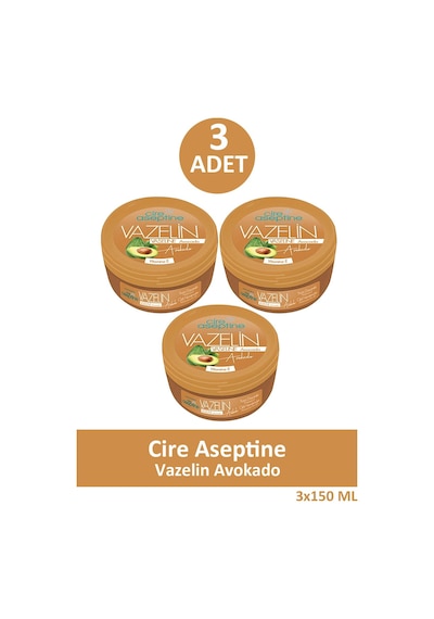 Cire Aseptine Vazelin Avokado 150 Ml 3 Adet