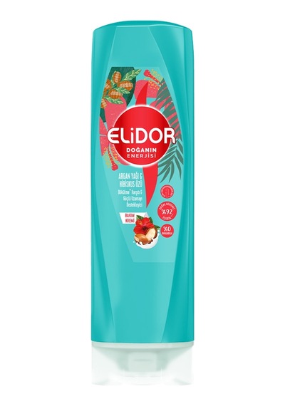 Elidor Saç Bakım Kremi Doğanın Enerjisi Argan Yağı & Hibiskus Özü 350 Ml
