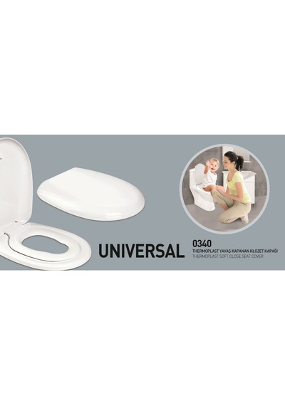 Nkp Üniversal Yavaş Kapanan Klozet Kapağı - Çocuk Adaptörlü Thermoplast Diğer